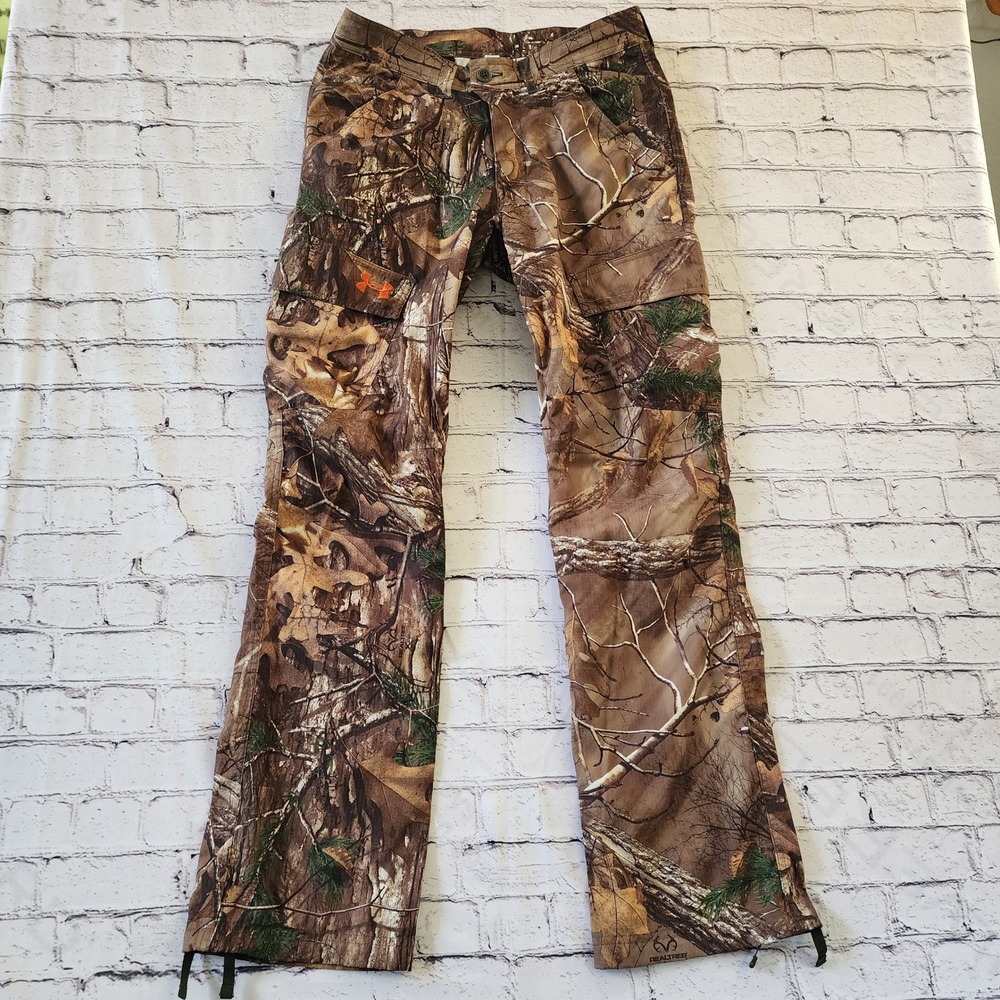 Under Armour Mens 30/32 Realtree Xtra Camo Cargo Hunting Pants 1235162
